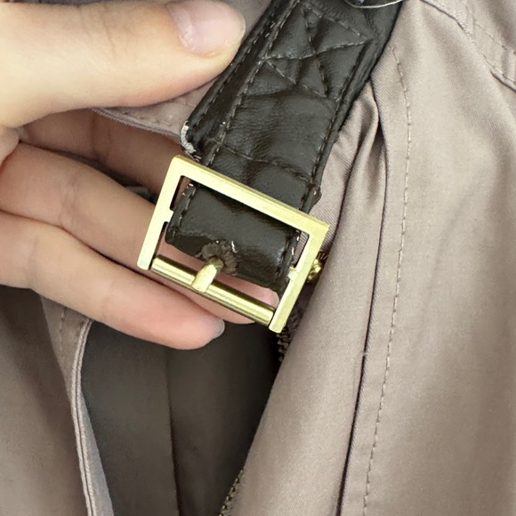 Cole Haan Dusty Taupe Belted Trench Coat - Picture 6 of 10